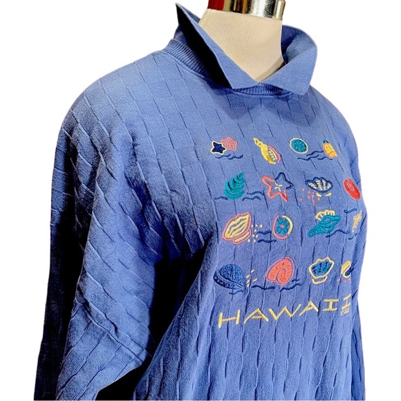 Blue Hawaii Theme Light Sweatshirt - Picture 11 of 11